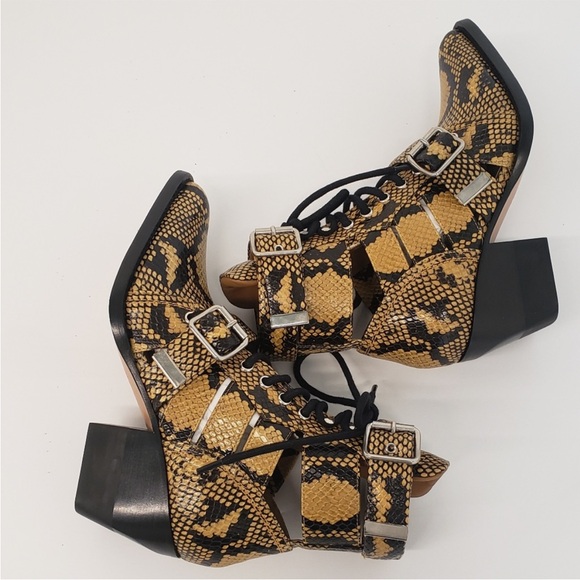 Chloe Rylee Python Print Medium Ankle
Boots - Picture 3 of 14